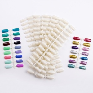 image:image120PCS False Nail Tips for Nail Color Display Book Fake Nail Art Tips for UV Gel Polish Nail Color Swatches Samples Organizing