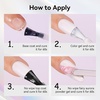 image:imageMakartt 3D Nail Gel Sculpting Gel for Nail Art No Wipe Fairy Mint Green UV Nails Gels for Nails Design 5g Fairy Aurora Powder Gels Glitter Mermaid 3D Nails CharmsFairy Mint