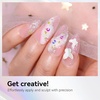 image:imageMakartt 3D Nail Gel Sculpting Gel for Nail Art No Wipe Fairy Mint Green UV Nails Gels for Nails Design 5g Fairy Aurora Powder Gels Glitter Mermaid 3D Nails CharmsFairy Mint