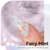image:imageMakartt 3D Nail Gel Sculpting Gel for Nail Art No Wipe Fairy Mint Green UV Nails Gels for Nails Design 5g Fairy Aurora Powder Gels Glitter Mermaid 3D Nails CharmsFairy Mint