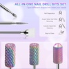 image:imageMakartt 7Pcs Nail Drill Bits 332 Inch Dimond Sanding Bit Sets for Nail Drill EFileNail Drill Bit Sets Ceramic Acrylic Gel Bit KitManicure Pedicure Remover Tools Salon Home DIY Use