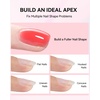 image:imageMakartt 8in1 Gel Builder HEMAFree 15ML Light Pink UV Lamp Builder Base  TPOFree Self Leveling Apex Build Strengthen Rhinestones Glue Repair Salon Home DIY Use 28 Days LongLasting Low OdorPink 005  HEMAFree