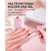 image:imageMakartt 8in1 Gel Builder HEMAFree 15ML Light Pink UV Lamp Builder Base  TPOFree Self Leveling Apex Build Strengthen Rhinestones Glue Repair Salon Home DIY Use 28 Days LongLasting Low OdorNude Brown 006  HEMAFree