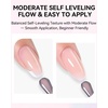 image:imageMakartt 8in1 Gel Builder HEMAFree 15ML Light Pink UV Lamp Builder Base  TPOFree Self Leveling Apex Build Strengthen Rhinestones Glue Repair Salon Home DIY Use 28 Days LongLasting Low OdorNude 003  HEMAFree