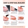image:imageMakartt 8in1 Gel Builder HEMAFree 15ML Light Pink UV Lamp Builder Base  TPOFree Self Leveling Apex Build Strengthen Rhinestones Glue Repair Salon Home DIY Use 28 Days LongLasting Low OdorNude Brown 006  HEMAFree