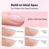 image:imageMakartt 8in1 Gel Builder HEMAFree 15ML Light Pink UV Lamp Builder Base  TPOFree Self Leveling Apex Build Strengthen Rhinestones Glue Repair Salon Home DIY Use 28 Days LongLasting Low OdorClear 001  HEMAFree