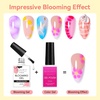 image:imageMakartt Black Gel Nail Polish 15ml Noir Soak Off Gel for DIY Manicure amp Nail Art Designs UVLED Light Cured LongLasting Finish for Home amp Salon UseClear Blooming Gel 1 Pack