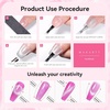 image:imageMakartt Black Gel Nail Polish 15ml Noir Soak Off Gel for DIY Manicure amp Nail Art Designs UVLED Light Cured LongLasting Finish for Home amp Salon UseSilver Glitter 1 Pack
