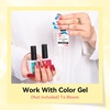 image:imageMakartt Black Gel Nail Polish 15ml Noir Soak Off Gel for DIY Manicure amp Nail Art Designs UVLED Light Cured LongLasting Finish for Home amp Salon UseClear Blooming Gel 1 Pack