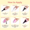 image:imageMakartt Black Gel Nail Polish 15ml Noir Soak Off Gel for DIY Manicure amp Nail Art Designs UVLED Light Cured LongLasting Finish for Home amp Salon UseClear Blooming Gel 1 Pack