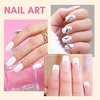image:imageMakartt Black Gel Nail Polish 15ml Noir Soak Off Gel for DIY Manicure amp Nail Art Designs UVLED Light Cured LongLasting Finish for Home amp Salon UseBlanc 1 Pack