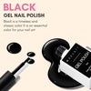 image:imageMakartt Black Gel Nail Polish 15ml Noir Soak Off Gel for DIY Manicure amp Nail Art Designs UVLED Light Cured LongLasting Finish for Home amp Salon UseNoir 1 Pack
