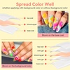 image:imageMakartt Black Gel Nail Polish 15ml Noir Soak Off Gel for DIY Manicure amp Nail Art Designs UVLED Light Cured LongLasting Finish for Home amp Salon UseClear Blooming Gel 1 Pack