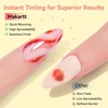 image:imageMakartt Black Gel Nail Polish 15ml Noir Soak Off Gel for DIY Manicure amp Nail Art Designs UVLED Light Cured LongLasting Finish for Home amp Salon UseClear Blooming Gel 1 Pack