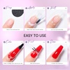 image:imageMakartt Black Gel Nail Polish 15ml Noir Soak Off Gel for DIY Manicure amp Nail Art Designs UVLED Light Cured LongLasting Finish for Home amp Salon UseWhite Latex Tape 1 Pack