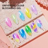 image:imageMakartt Black Gel Nail Polish 15ml Noir Soak Off Gel for DIY Manicure amp Nail Art Designs UVLED Light Cured LongLasting Finish for Home amp Salon UseClear Blooming Gel 2 Pack