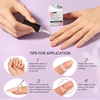 image:imageMakartt Black Gel Nail Polish 15ml Noir Soak Off Gel for DIY Manicure amp Nail Art Designs UVLED Light Cured LongLasting Finish for Home amp Salon UseWhite Latex Tape 1 Pack