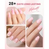 image:imageMakartt Hemafree Rubber Base Gel 6in1 Milky White Builder Rubber Gel Base Coat for Nail Strengthen Apex Building Enhance Reinforced Long Lasting Fiber Protect Soak Off UV Salon Home Manicure 15MLPink