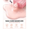image:imageMakartt Hemafree Rubber Base Gel 6in1 Milky White Builder Rubber Gel Base Coat for Nail Strengthen Apex Building Enhance Reinforced Long Lasting Fiber Protect Soak Off UV Salon Home Manicure 15MLNude