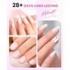 image:imageMakartt Hemafree Rubber Base Gel 6in1 Milky White Builder Rubber Gel Base Coat for Nail Strengthen Apex Building Enhance Reinforced Long Lasting Fiber Protect Soak Off UV Salon Home Manicure 15MLMilky White