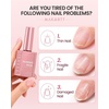 image:imageMakartt Hemafree Rubber Base Gel 6in1 Milky White Builder Rubber Gel Base Coat for Nail Strengthen Apex Building Enhance Reinforced Long Lasting Fiber Protect Soak Off UV Salon Home Manicure 15MLClear