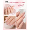 image:imageMakartt Hemafree Rubber Base Gel 6in1 Milky White Builder Rubber Gel Base Coat for Nail Strengthen Apex Building Enhance Reinforced Long Lasting Fiber Protect Soak Off UV Salon Home Manicure 15MLClear