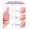 image:imageMakartt Hemafree Rubber Base Gel 6in1 Milky White Builder Rubber Gel Base Coat for Nail Strengthen Apex Building Enhance Reinforced Long Lasting Fiber Protect Soak Off UV Salon Home Manicure 15MLMilky White