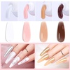 image:imageMakartt Poly Nail Gel Set  4 Colors Strong Builder for Extension Overlay Strengthener 3D Diy Multifunctional Longlasting for Nails French Manicures Home Salon Clear and 3 Pink ShadesWhite Nude Colors