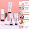 image:imageMakartt Poly Nail Gel Set  4 Colors Strong Builder for Extension Overlay Strengthener 3D Diy Multifunctional Longlasting for Nails French Manicures Home Salon Clear and 3 Pink ShadesClear Pink Colors