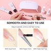 image:imageMakartt Poly Nail Gel Set  4 Colors Strong Builder for Extension Overlay Strengthener 3D Diy Multifunctional Longlasting for Nails French Manicures Home Salon Clear and 3 Pink ShadesClear Pink Colors