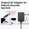 image:imageMakartt Power Adapter for Nouvella Nail Drill  Original 12V 15A Charger Compatible with Nouvella Pink Black amp Purple Models Nail Drill