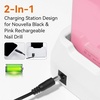 image:imageMakartt Power Adapter for Nouvella Nail Drill  Original 12V 15A Charger Compatible with Nouvella Pink Black amp Purple Models Nail Drill