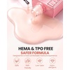 image:imageMakartt HemaFree Clear Rubber Base Top Coat Set TpoFree 6in1 Rubber Gel Polish Nude No Wipe Top Coat for Thin Nails Repair Strengthener Building LongLasting Soak Off UV Salon Home Manicure 15MLNude