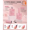 image:imageMakartt HemaFree Clear Rubber Base Top Coat Set TpoFree 6in1 Rubber Gel Polish Nude No Wipe Top Coat for Thin Nails Repair Strengthener Building LongLasting Soak Off UV Salon Home Manicure 15MLClear