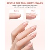 image:imageMakartt HemaFree Clear Rubber Base Top Coat Set TpoFree 6in1 Rubber Gel Polish Nude No Wipe Top Coat for Thin Nails Repair Strengthener Building LongLasting Soak Off UV Salon Home Manicure 15MLNude