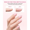 image:imageMakartt HemaFree Clear Rubber Base Top Coat Set TpoFree 6in1 Rubber Gel Polish Nude No Wipe Top Coat for Thin Nails Repair Strengthener Building LongLasting Soak Off UV Salon Home Manicure 15MLPink