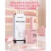 image:imageMakartt 10 in 1 UV Glue for Tips amp Pressons 15ML 2PCS Strong amp Low Heat  Brushon Nail Glue Gel Lasts 5 Weeks SlowFlow for MessFree GapFilling Fit Base Coat amp Strengthener Nail Lamp RequiredUV Nail Glue 1 PCs