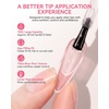 image:imageMakartt 10 in 1 UV Glue for Tips amp Pressons 15ML 2PCS Strong amp Low Heat  Brushon Nail Glue Gel Lasts 5 Weeks SlowFlow for MessFree GapFilling Fit Base Coat amp Strengthener Nail Lamp RequiredUV Nail Glue 1 PCs