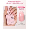 image:imageMakartt 10 in 1 UV Glue for Tips amp Pressons 15ML 2PCS Strong amp Low Heat  Brushon Nail Glue Gel Lasts 5 Weeks SlowFlow for MessFree GapFilling Fit Base Coat amp Strengthener Nail Lamp RequiredUV Nail Glue  Top Coat 2 PCs