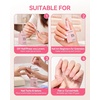 image:imageMakartt 10 in 1 UV Glue for Tips amp Pressons 15ML 2PCS Strong amp Low Heat  Brushon Nail Glue Gel Lasts 5 Weeks SlowFlow for MessFree GapFilling Fit Base Coat amp Strengthener Nail Lamp RequiredUV Nail Glue  Top Coat 2 PCs