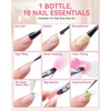 image:imageMakartt 10 in 1 UV Glue for Tips amp Pressons 15ML 2PCS Strong amp Low Heat  Brushon Nail Glue Gel Lasts 5 Weeks SlowFlow for MessFree GapFilling Fit Base Coat amp Strengthener Nail Lamp RequiredUV Nail Glue 1 PCs