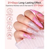 image:imageMakartt Chrome Gel Nail Polish 8ml Metallic Gel Nail Polish Gold 3D Metal Painting Gel for Nail Art Soak off UVLED Glossy Mirror Effect Nail Glue Gel for Home Salon DIY ManicureClear Painting Gel 15g