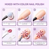 image:imageMakartt Chrome Gel Nail Polish 8ml Metallic Gel Nail Polish Gold 3D Metal Painting Gel for Nail Art Soak off UVLED Glossy Mirror Effect Nail Glue Gel for Home Salon DIY ManicureClear Painting Gel