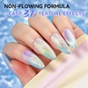 image:imageMakartt Chrome Gel Nail Polish 8ml Metallic Gel Nail Polish Gold 3D Metal Painting Gel for Nail Art Soak off UVLED Glossy Mirror Effect Nail Glue Gel for Home Salon DIY ManicureClear Texture Gel