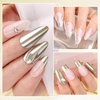 image:imageMakartt Chrome Gel Nail Polish 8ml Metallic Gel Nail Polish Gold 3D Metal Painting Gel for Nail Art Soak off UVLED Glossy Mirror Effect Nail Glue Gel for Home Salon DIY ManicureGold Mirror Shine Gel