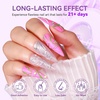 image:imageMakartt Chrome Gel Nail Polish 8ml Metallic Gel Nail Polish Gold 3D Metal Painting Gel for Nail Art Soak off UVLED Glossy Mirror Effect Nail Glue Gel for Home Salon DIY ManicureClear Painting Gel