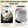 image:imageMakartt Chrome Gel Nail Polish 8ml Metallic Gel Nail Polish Gold 3D Metal Painting Gel for Nail Art Soak off UVLED Glossy Mirror Effect Nail Glue Gel for Home Salon DIY ManicureGold Mirror Shine Gel