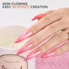 image:imageMakartt Chrome Gel Nail Polish 8ml Metallic Gel Nail Polish Gold 3D Metal Painting Gel for Nail Art Soak off UVLED Glossy Mirror Effect Nail Glue Gel for Home Salon DIY ManicureClear Painting Gel Kit