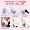 image:imageMakartt Chrome Gel Nail Polish 8ml Metallic Gel Nail Polish Gold 3D Metal Painting Gel for Nail Art Soak off UVLED Glossy Mirror Effect Nail Glue Gel for Home Salon DIY ManicureClear Spider Gel