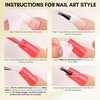 image:imageMakartt Chrome Gel Nail Polish 8ml Metallic Gel Nail Polish Gold 3D Metal Painting Gel for Nail Art Soak off UVLED Glossy Mirror Effect Nail Glue Gel for Home Salon DIY ManicureGold Mirror Shine Gel